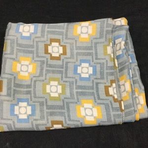 Orla Kiely Scaf Wrap Gray Retro Design 68"x28"